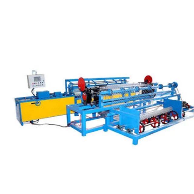 High quality Automatic single/double Chain Link Fence Metal mesh making machine Wire Mesh Manufacturing Machine for hot sale