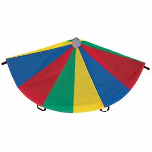 Kids Play Rainbow Parachute For Teamwork Game Team Building Activity Game Parachute Rainbow Play Parachute
