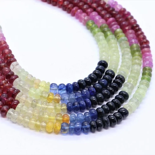 Многослойные сапфировые гладкие круглые плоские бусины 15 дюймов для изготовления ювелирных изделий