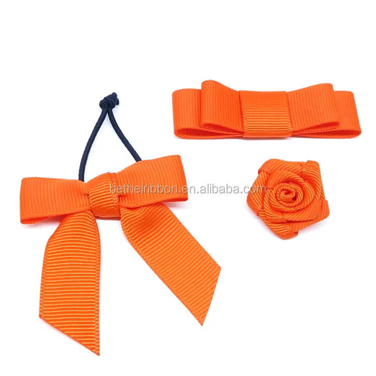 Pre-tied Wine bottle neck decorative gift bows with card satin ribbon bow for chocolate candy box