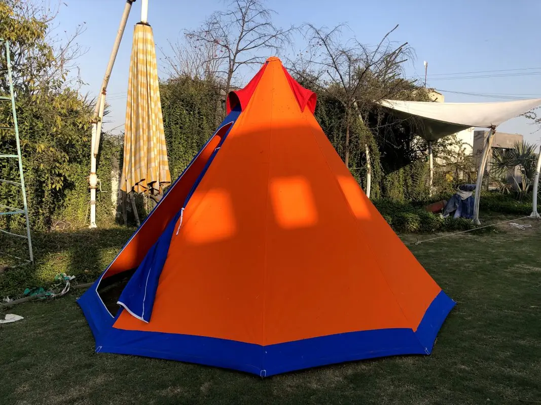 Tipi Canvas Tent Best for Camping 100% Cotton Waterproof