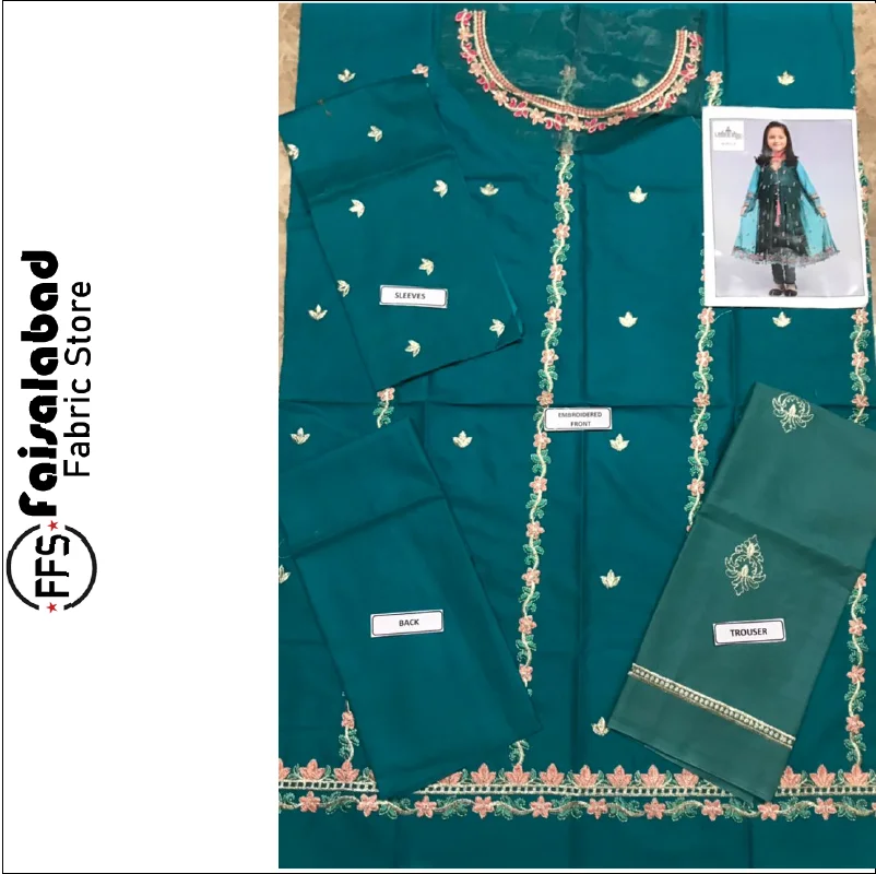  Пакистанские нашивки с вышивкой костюм для газона salwar kameez сшитые костюмы детей семилетнего возраста