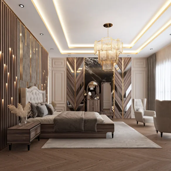 5 Star Luxury Modern Hotel  Custom Made  Bed Room Furniture Bedroom Set Hotel Furniture