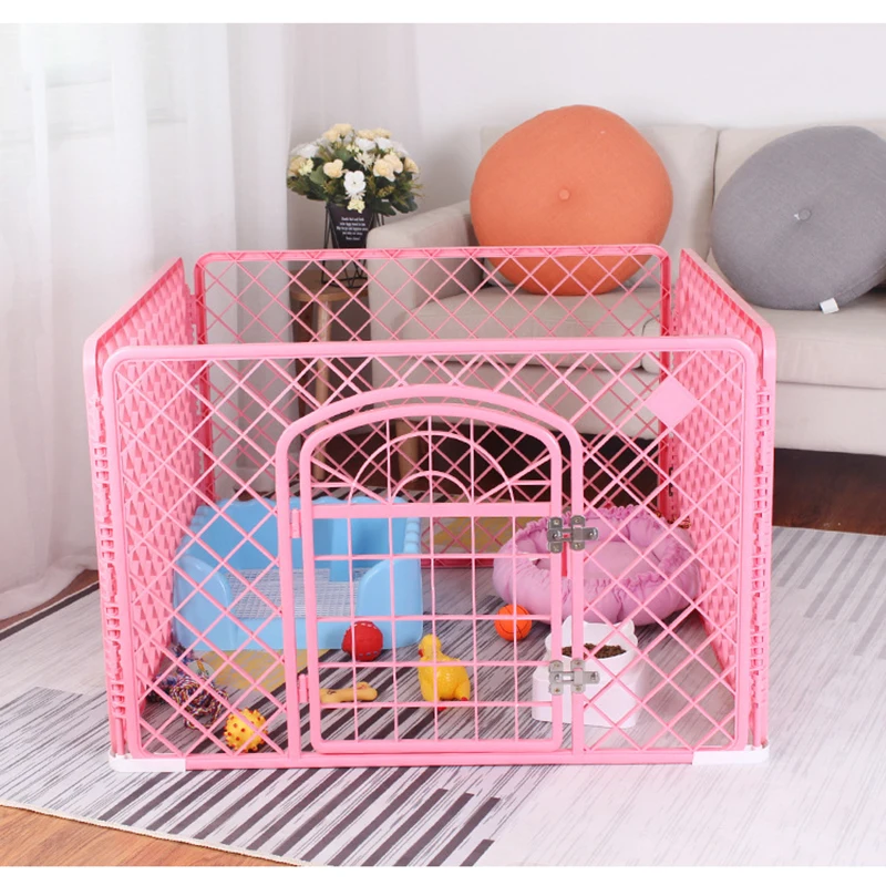 HDPE safety portable high quality indoor puppy pen dog cage