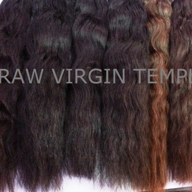 Wholesale Prices Raw Brazilian  Hair 32 Inch Size Machine Double Weft Cuticle Aligned Hair Form India Suppliers