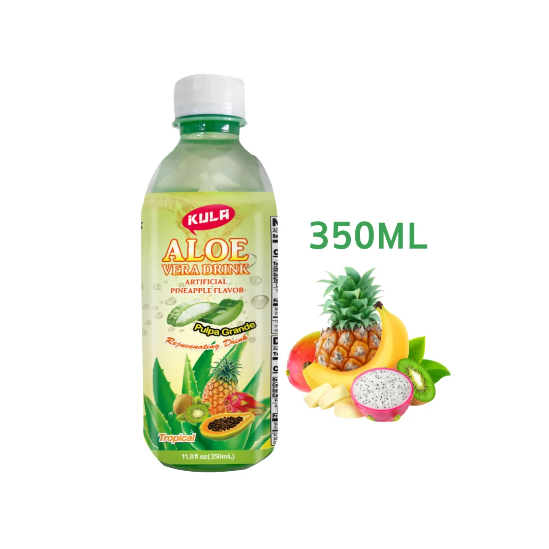 Wholesome PET bottle aloe vera drink / OEM Private Label available