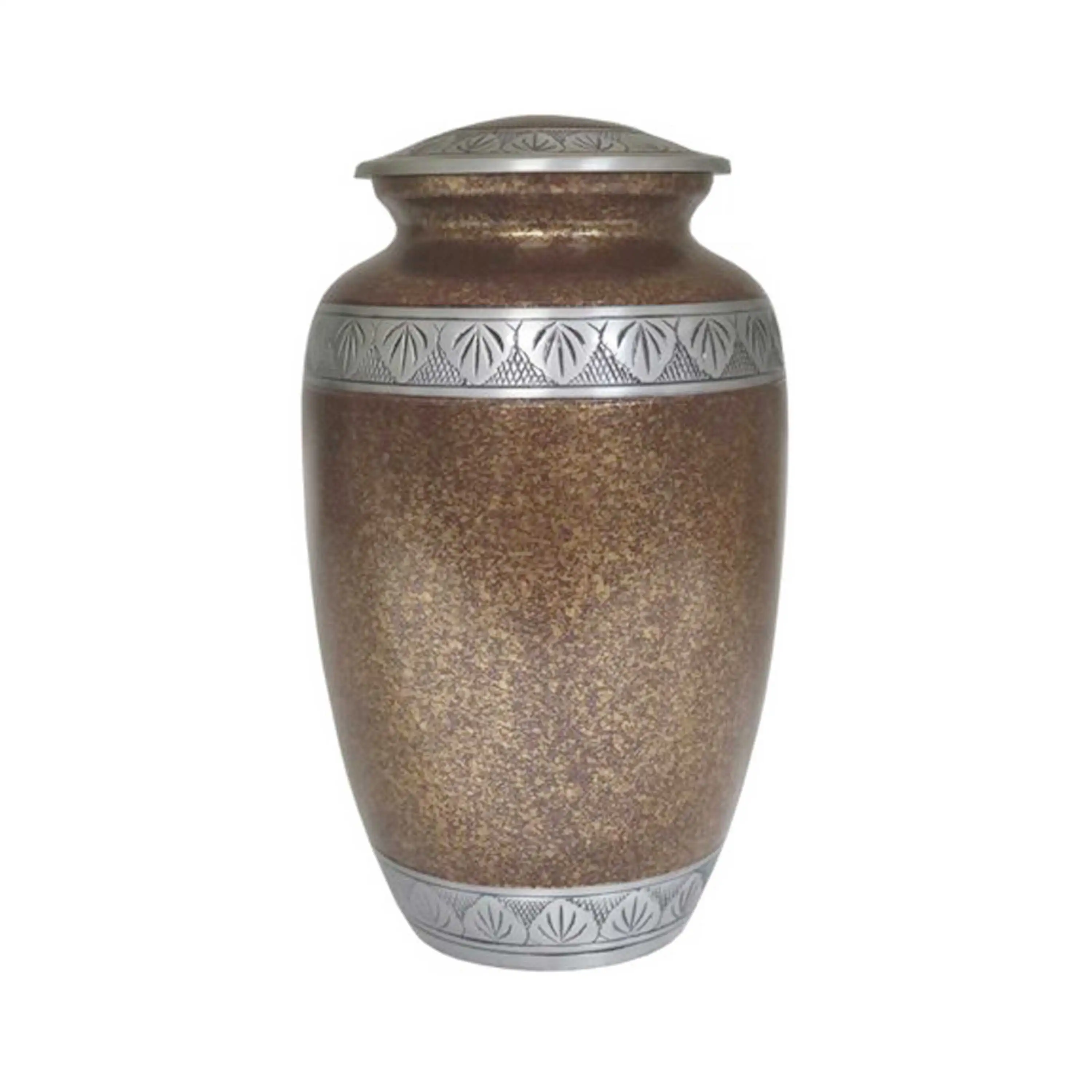 Light Teal Clouds Floral Engraved Classic Urn Hot Selling Beautiful Shimmering Charcoal Urn Great Quality Handicraft at Best Who