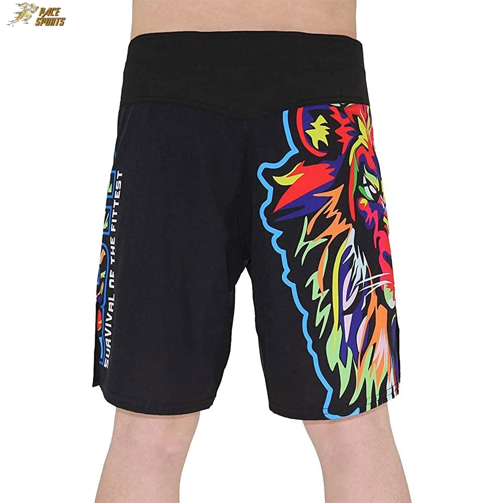 2021 Customized Short Professional Sublimated MMA Shorts Adult Competition Training MMA Fighting Short