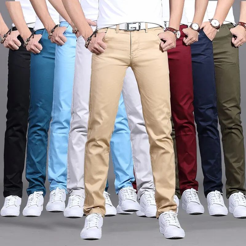 Business Casual Stretch Male Straight Jeans Men Manufacturer Black Pants Top Quality Blue Denims Jeans For Men