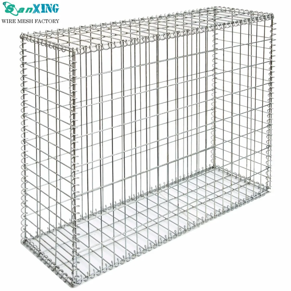 
stone cage gabion welded wire mesh for river control 