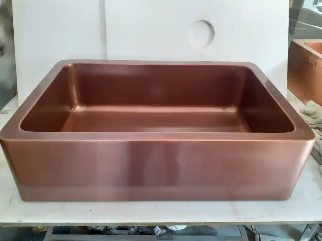 Hottest Selling Customized Copper Sink Unique Wash Basin Hammered Design Copper Sink  Bathroom Sink