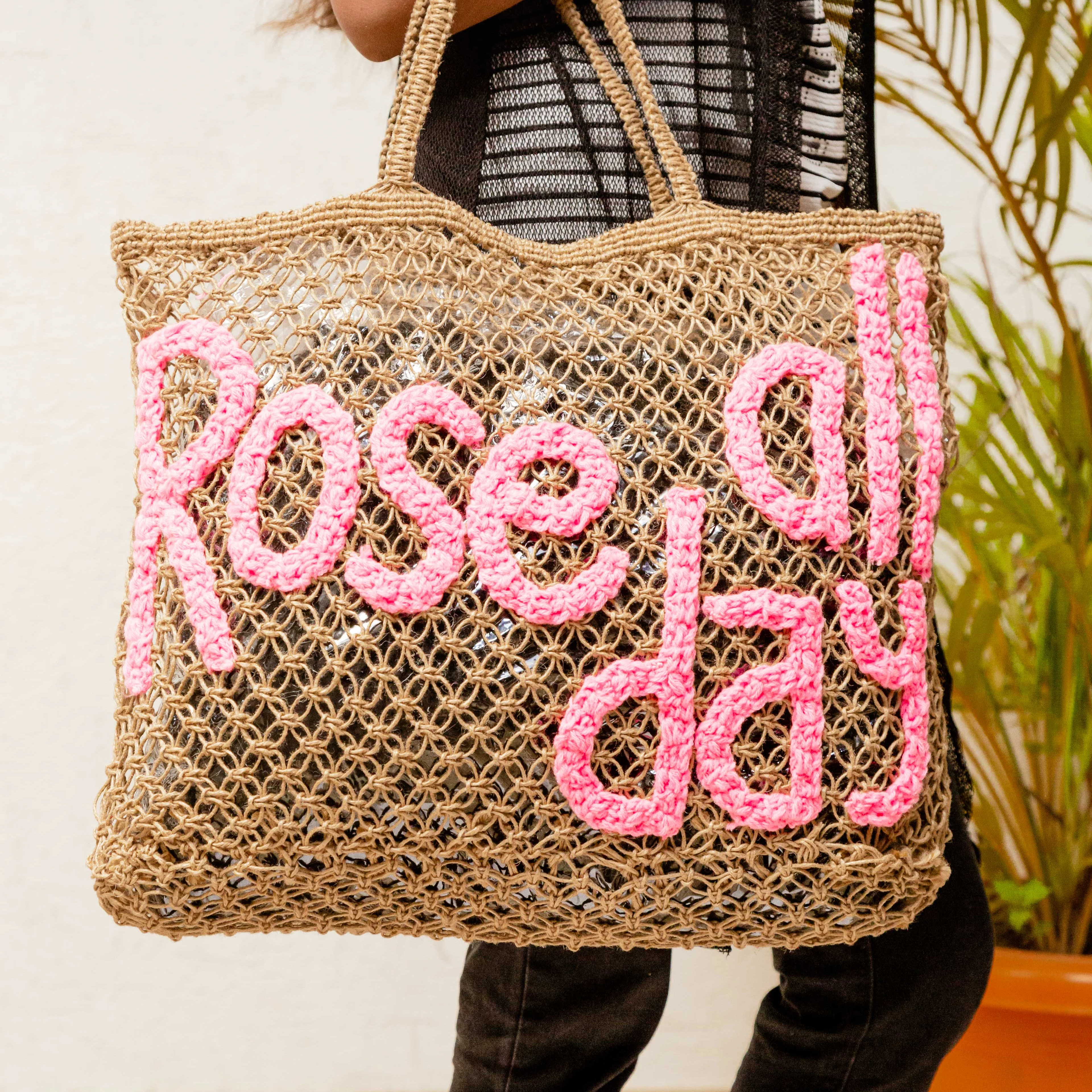 HANDMADE ECO FRIENDLY BOHEMIAN JUTE MACRAME BAG
