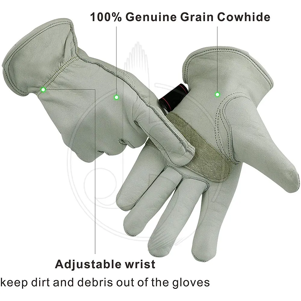  Кожаные рабочие перчатки высококачественные 2021 мужские по оптовой цене