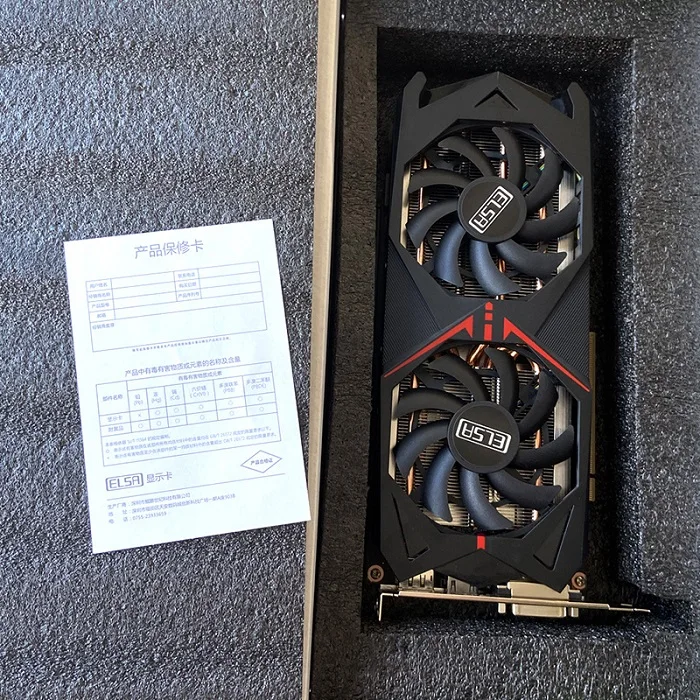 Совершенно новая игровая графическая карта RTX 2060 SUPER 8G GPU GDDR6 два вентилятора 25 Вт/120 Вт готов к отправке в наличии