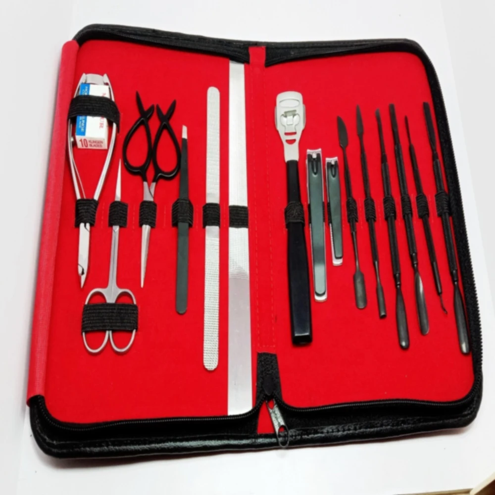  Набор кусачек для ногтей 7 шт. маникюрный набор из нержавеющей стали 12