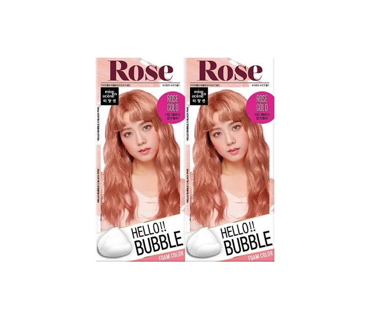 HELLO BUBBLE 11P Ballet Pink Hair Dye Color Miseenscene Korean Cosmetics