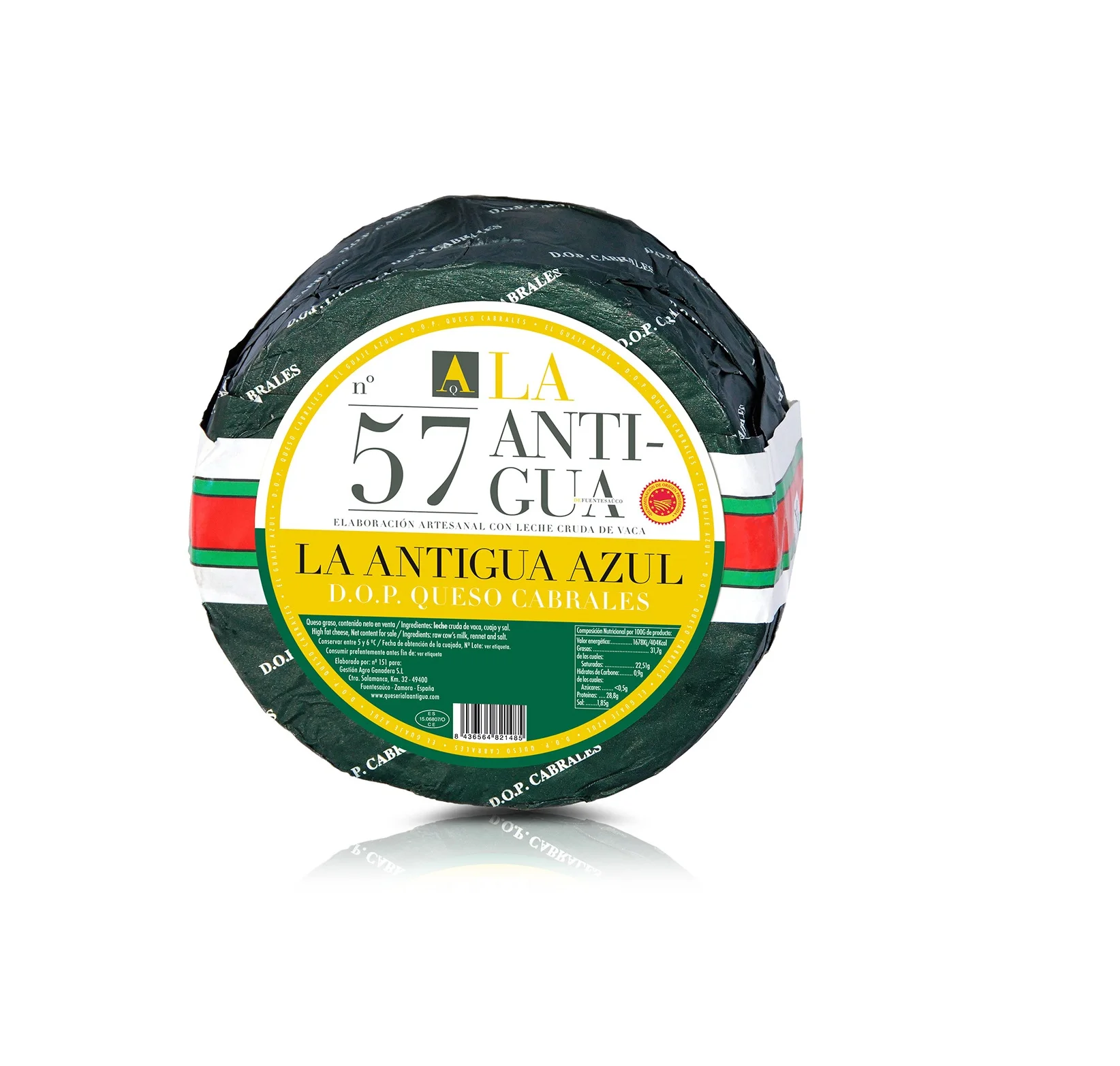 La Antigua Cabrales PDO Blue Cow Cheese