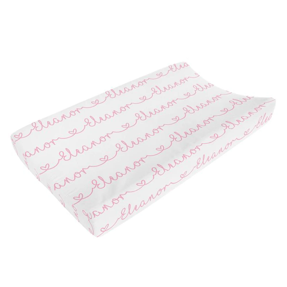 Customized Logo Solid Color Soft Diaper Bag 2021 Changing Mat Cover