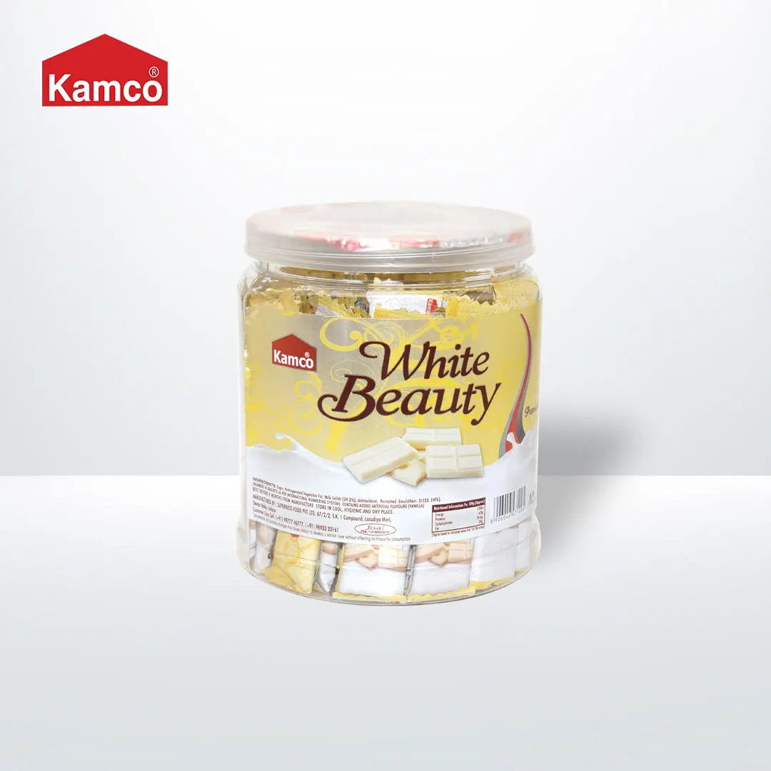 High Quality White Beauty Premium Milk Chocolate Bar | Kamco White Beauty Milk Bar