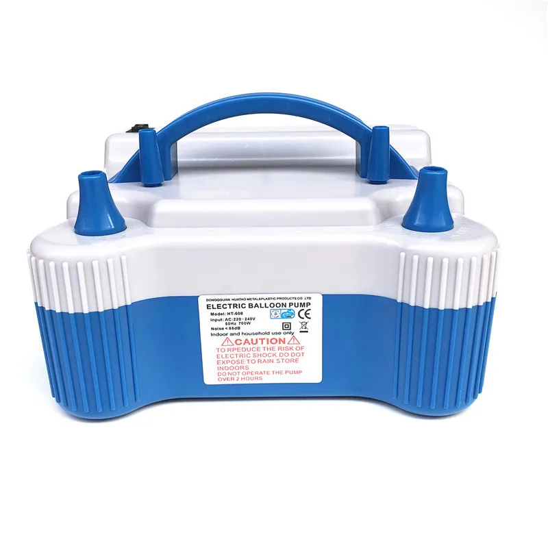 Воздушный насос для воздушных шаров быстрая и легкая электрическая насадка с двойным соплом портативный украшение