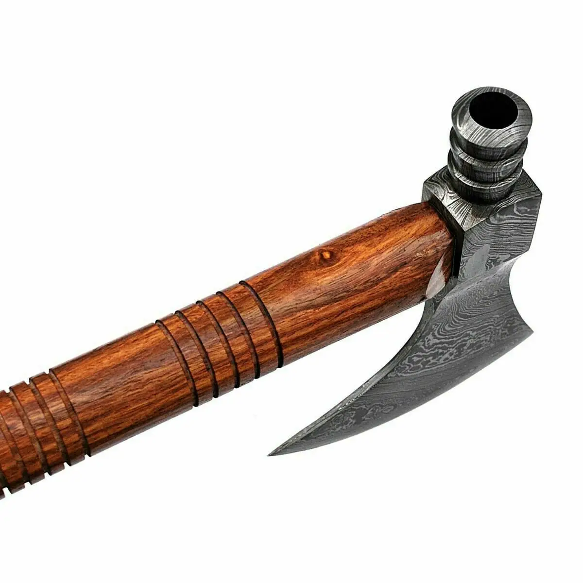 Custom Handmade Damascus Steel Viking Axe Bearded Axe Hot Sale Axe