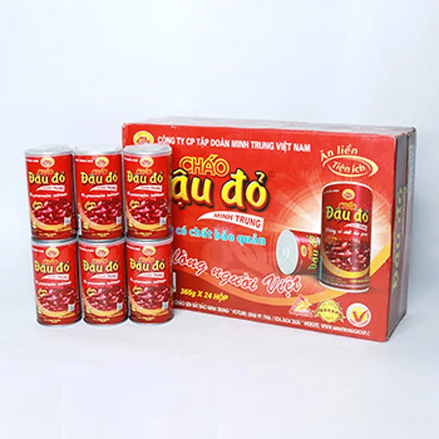 Hot Selling Minh Trung Viet Nam Canned food Red Beans Instant Porridge /can food/instant/ porridge