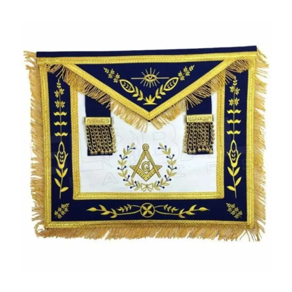 Бархатный фартук с вышивкой Masonic Regalia фартуки для офицера масонской домики