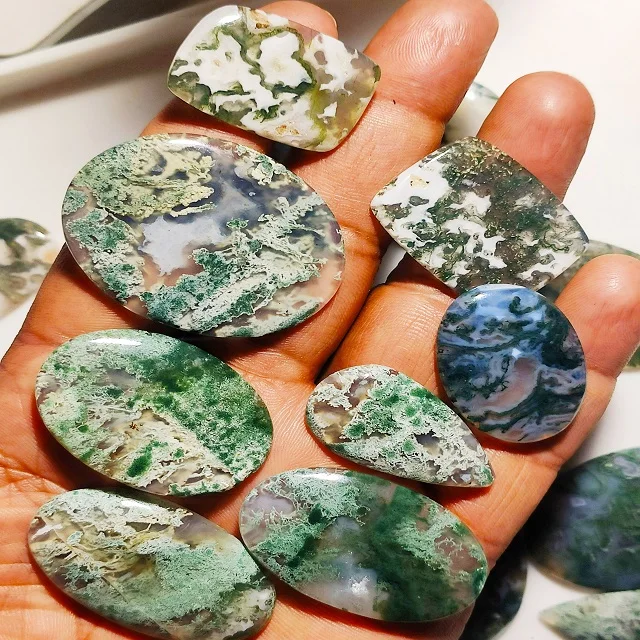 
 Натуральный Мох, агат, свободный драгоценный камень, оптовая продажа, мох, агат, кабошон, свободный драгоценный камень, мох, агат, изготовление ювелирных изделий  