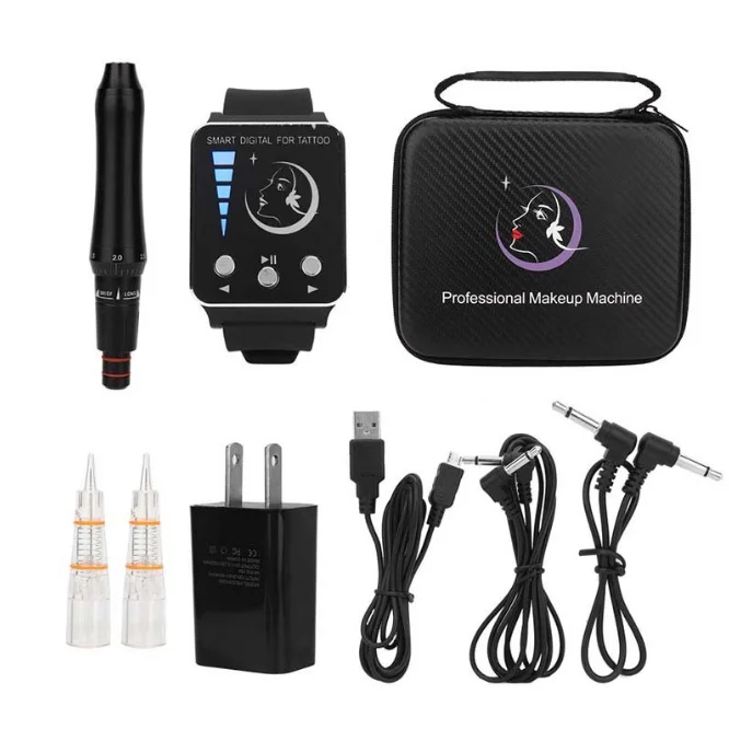 smart Watch Professional mini pen Tattoo Machine Portable Permanent Makeup Tattoo gun