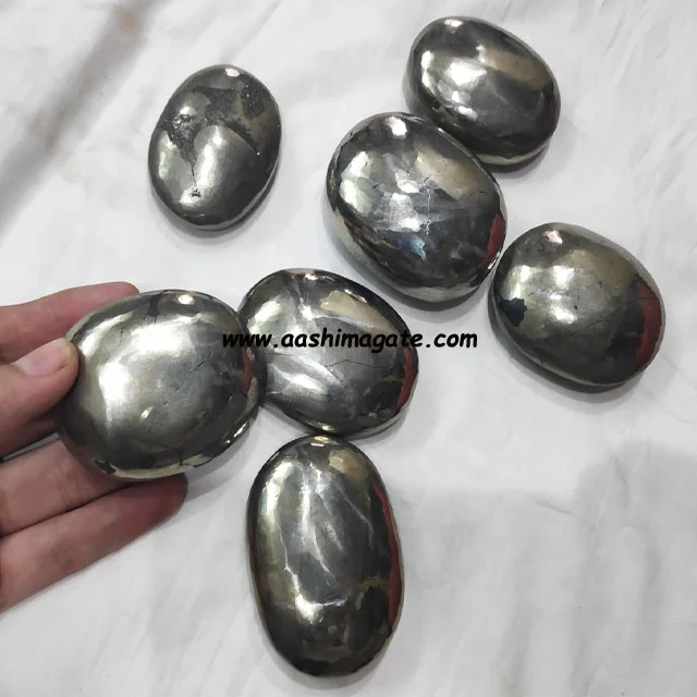 pyrite palm stones