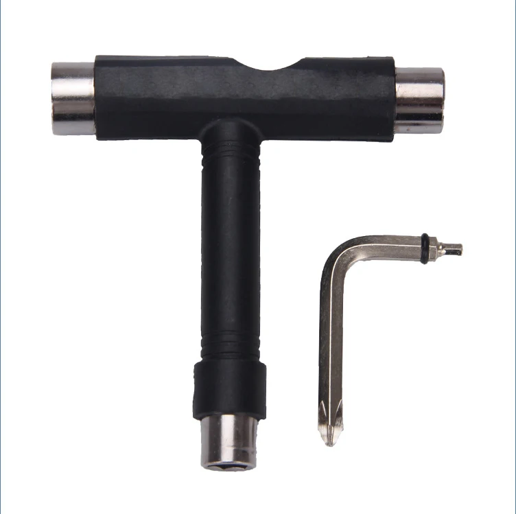 Custom Logo Portable Skateboard T Tool Wrench Screwdriver T Shape Skateboard Tools