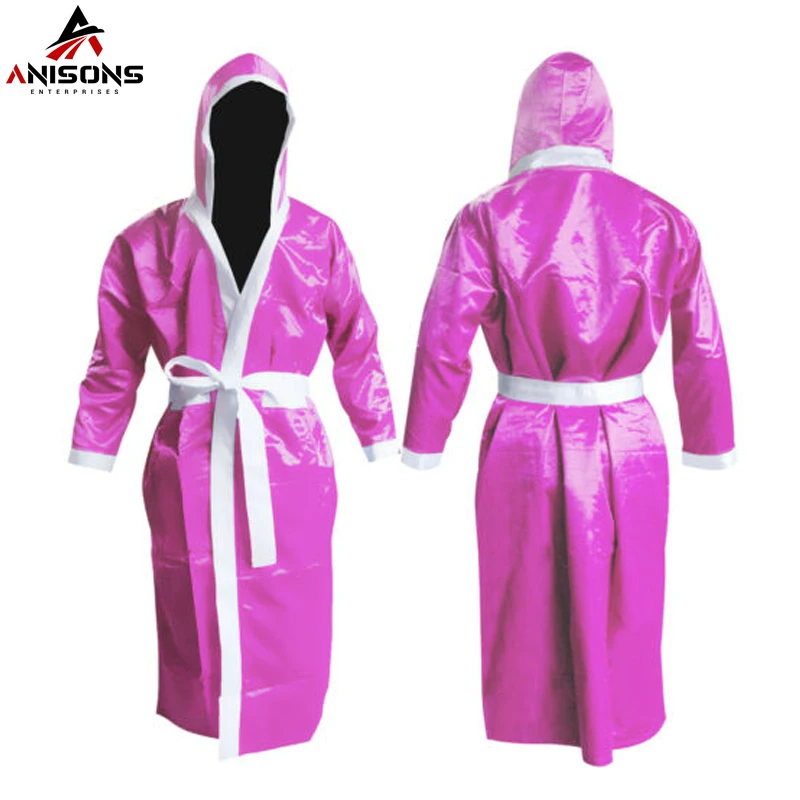 Новое поступление полноразмерный боксерский Халат с капюшоном для чемпионов мира дышащий халат 2021