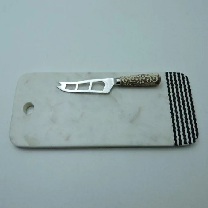  100% натуральная разделочная доска для овощей/сыра с элегантным ножом дома отеля и ресторана