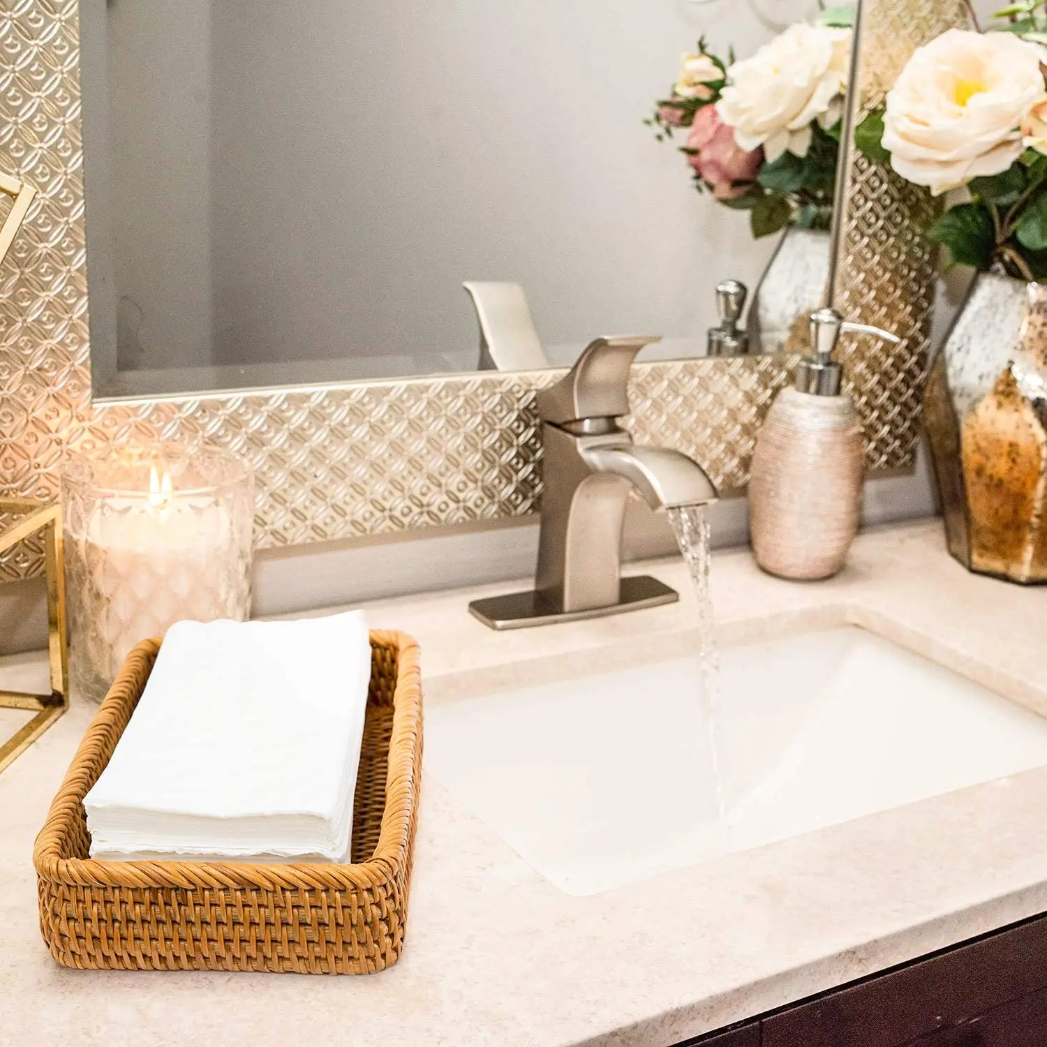 Подносы под раковину в ванную комнату поднос для салфеток туалета бумажные полотенца хранения рук гостевой ванной комнаты