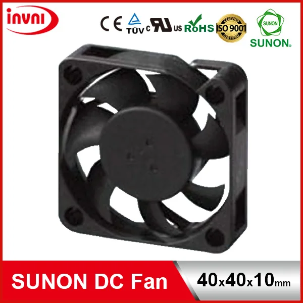 SUNON 12V DC Brushless Axial Flow 40*40*10 40x40x10 Cooling Fan 40x40x10mm (EF40101B2-10000-A99)