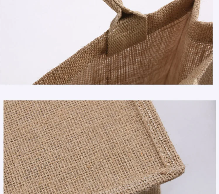 Джутовая сумка для вина с индивидуальным логотипом