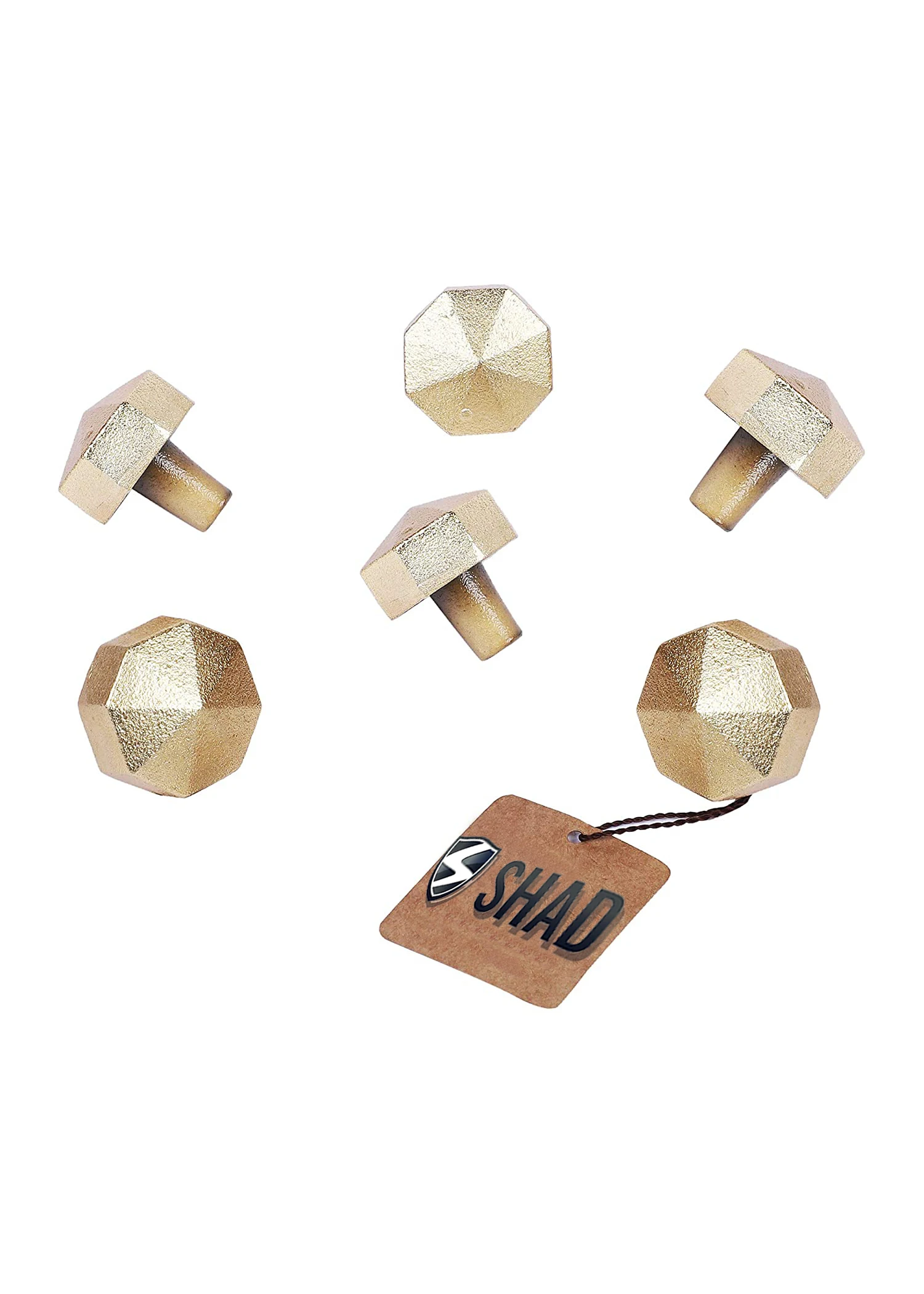  Современная многоугольная спиральная латунная ручка для шкафов ящиков и буфетов