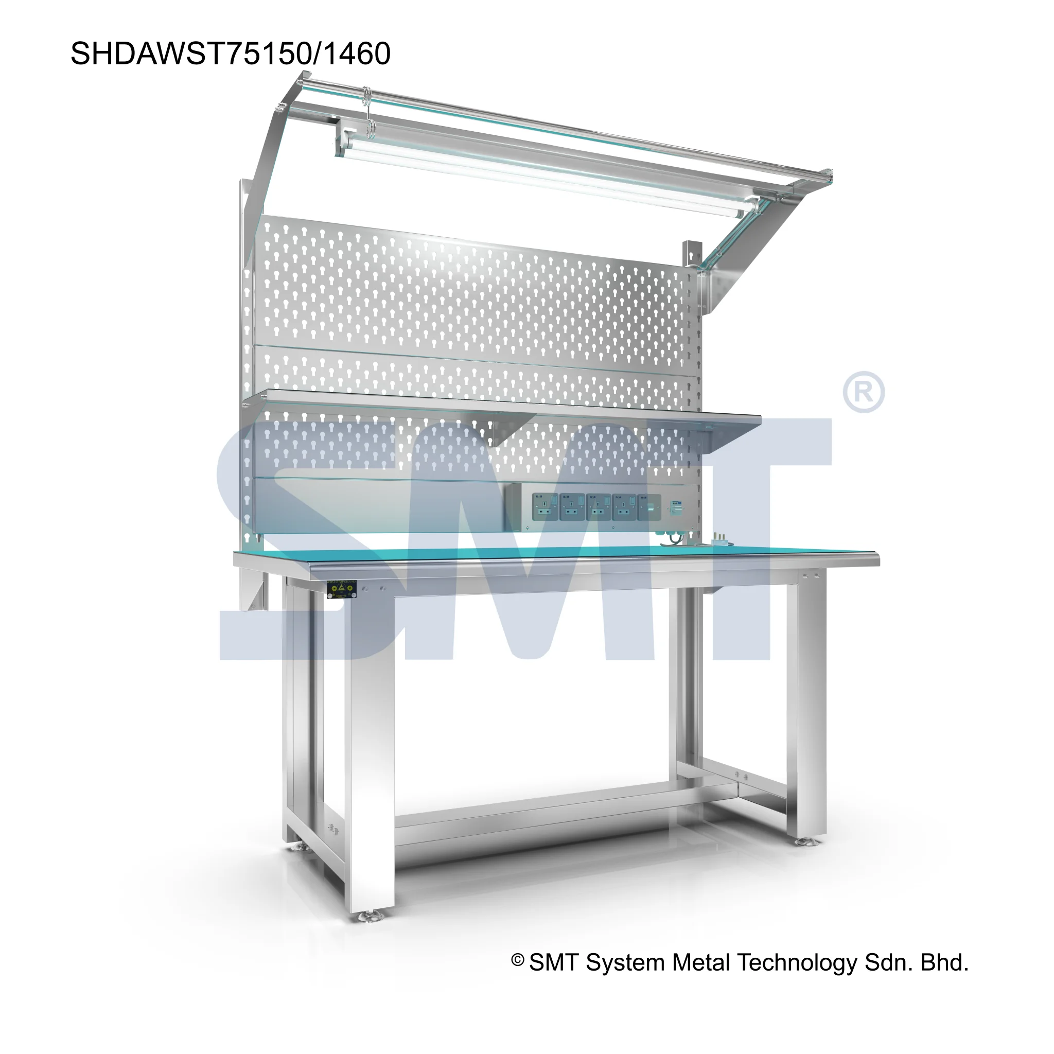 New Arrivals Anti Static Stainless Steel Heavy Duty Workstation Industrial Workbench Electronic Laboratory Work Table
