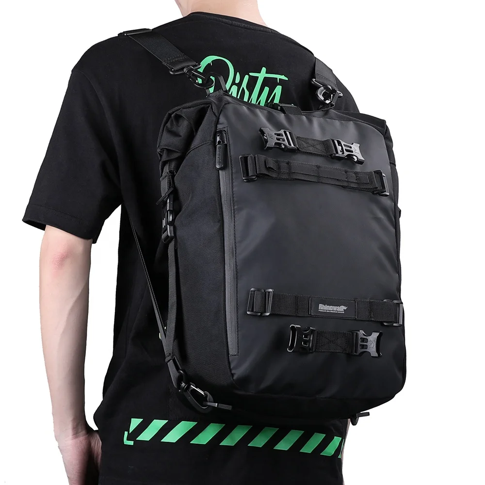 Rhinowalk 20L Motorbike Trunk Bag Motorcycle Tank Seat Bag Saddle Tail Bag