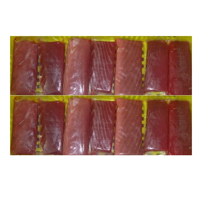 Высококачественная филе свежей рыбы сашими Bluefin Akami Saku в форме блока японский