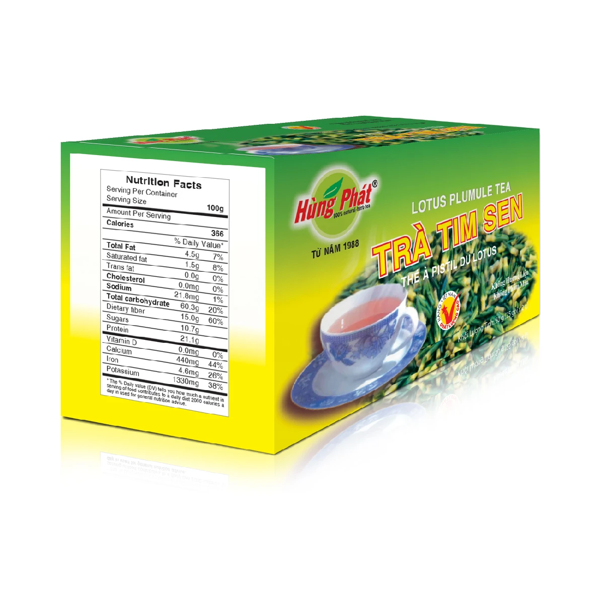 
Lotus Organic Tea Health help Detox body and Herbal Tea Bagged Tea Blended Fresh 