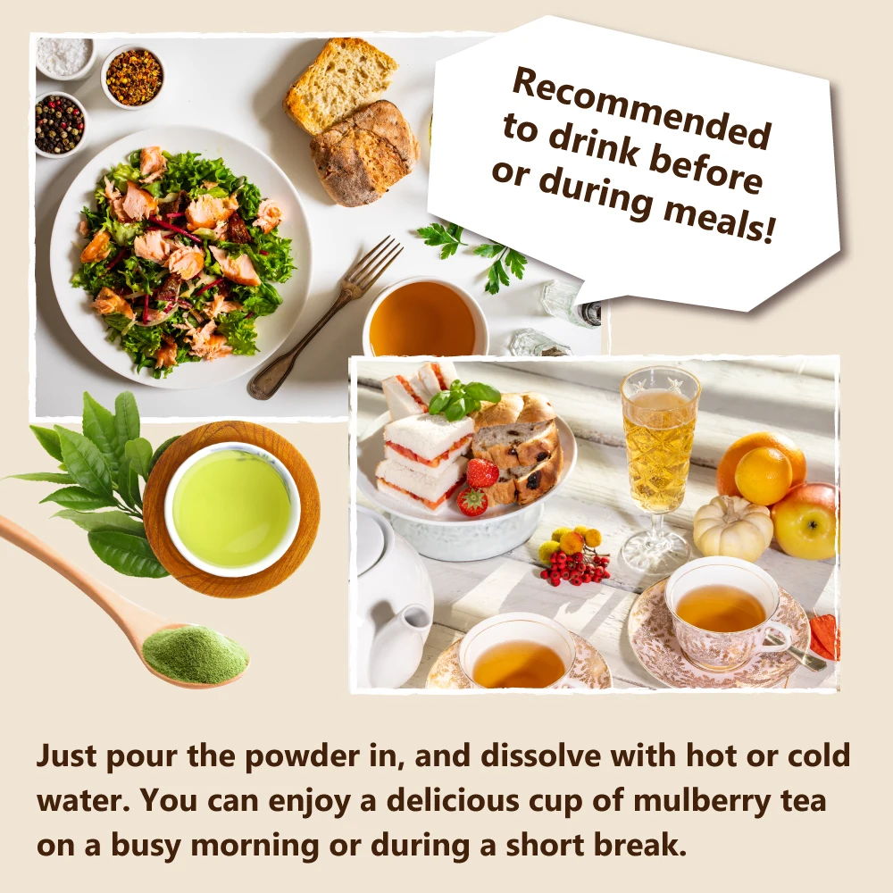 Mulberry tea powder Indigestible dextrin150g