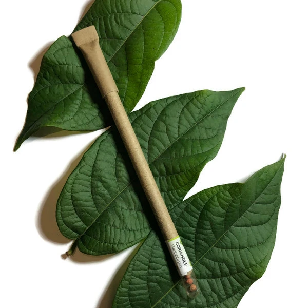 Бумажная ручка с логотипом индивидуальная биоразлагаемая устойчивая бумажная шариковая