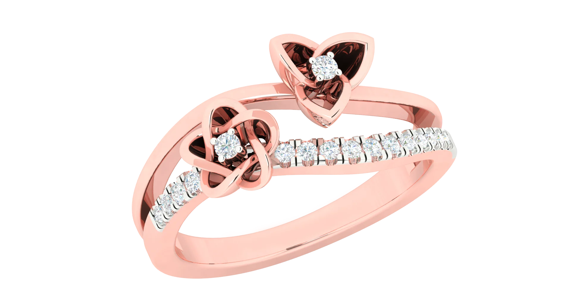  Полированный дизайн изысканный бесцветное бриллиантовое кольцо с муассанитом сертифицированное по низкой цене доставка всему миру