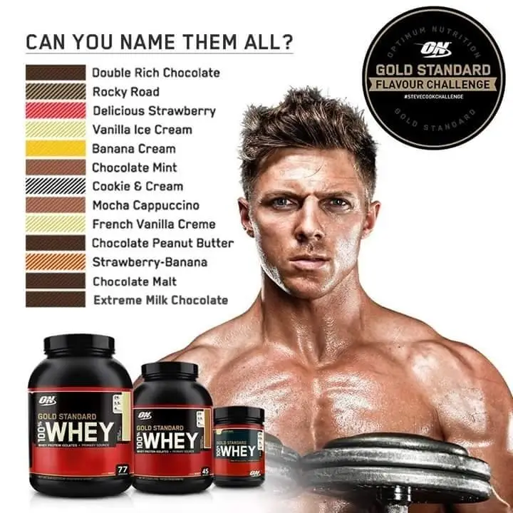 Золотой стандарт 100% сывороточный протеин по оптовым ценам оптимальное