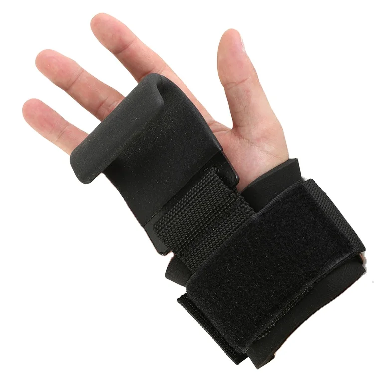 Pull UP Weight Lifting Power Hook Exercise Gym Wrist Neoprene Straps Hook