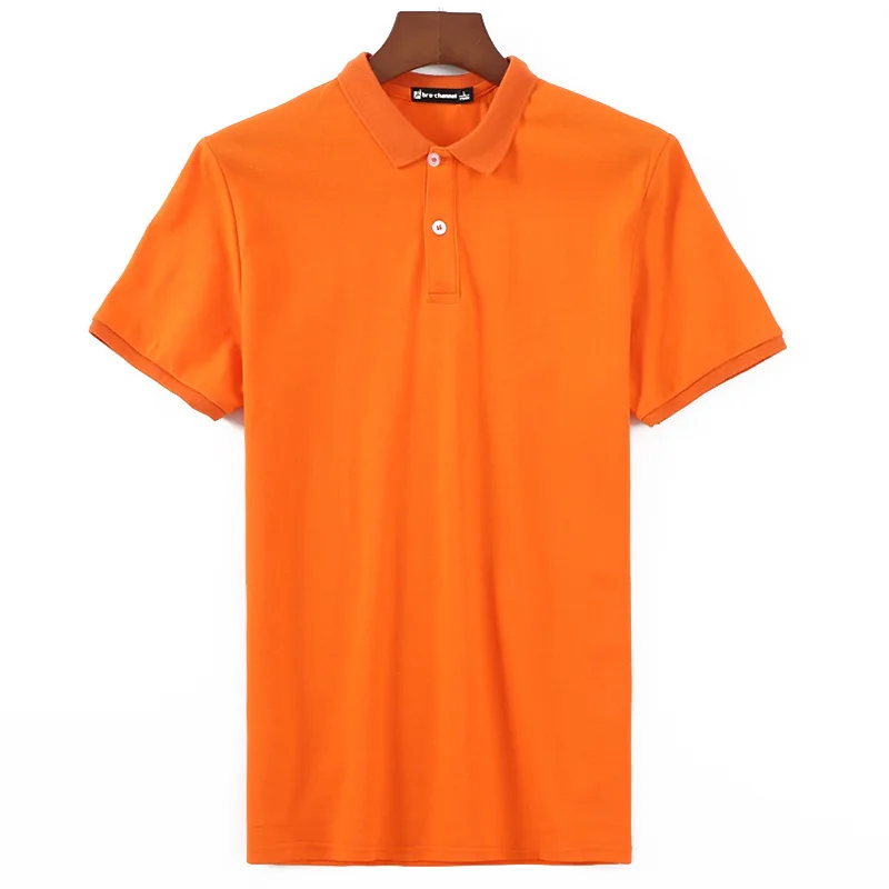 Polo Customized Cheap Solid Color 100% Polyester Lapel Short Sleeve T-shirt Polo T- shirts golf t-shirts high quality with logo
