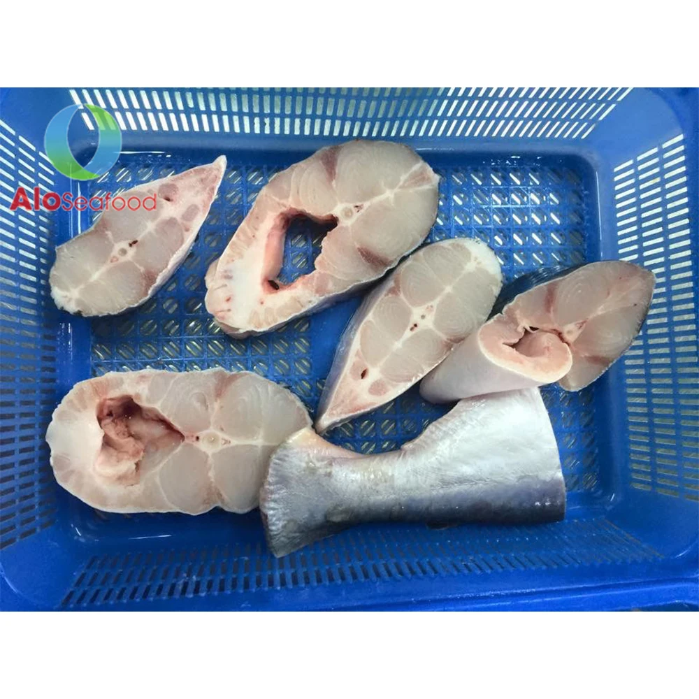 Frozen Fish Pangasius Steak tail bone in and skin on with best price from Vietnam