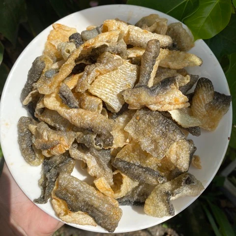 FACTORY FRIED FISH SKIN - CRISPY FISH SKIN/ SNACK FISH SKIN / Ms.Lucy +84 929 397 651