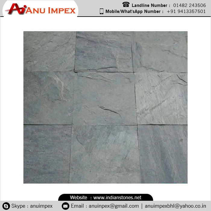 Ocean Green Natural Slatestone Tiles and Slabs Contact For Bulk Order